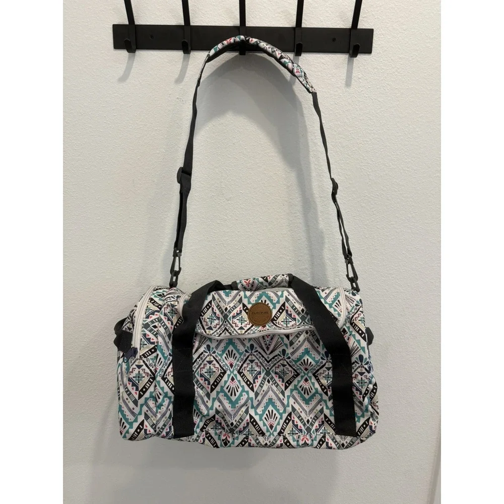 Dakine EQ Duffle 31L Women's Packable Duffel Bag Multicolor Boho Print Crossbody